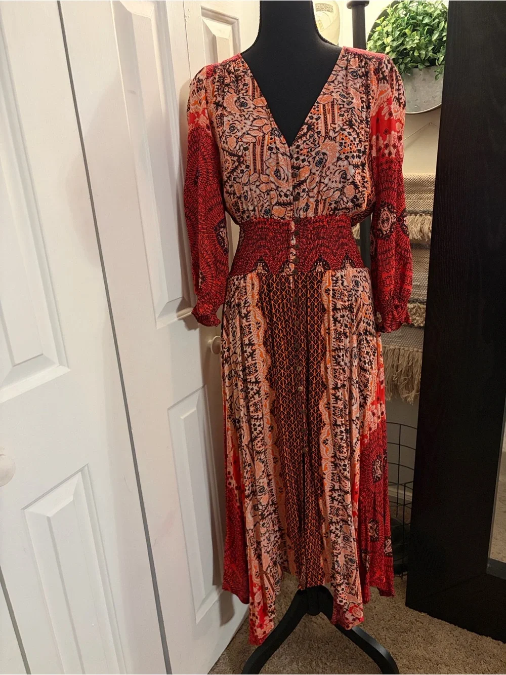 Free People Mexicali Rose Maxi Dress